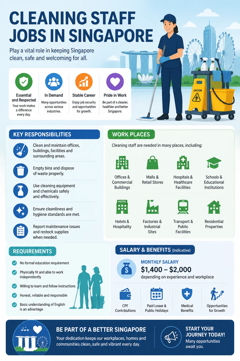 Cleaning Staff Jobs